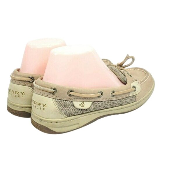 Sperry Top-Sider Boat Shoes Women's Size 7.5 Tan Leather - Picture 6 of 8